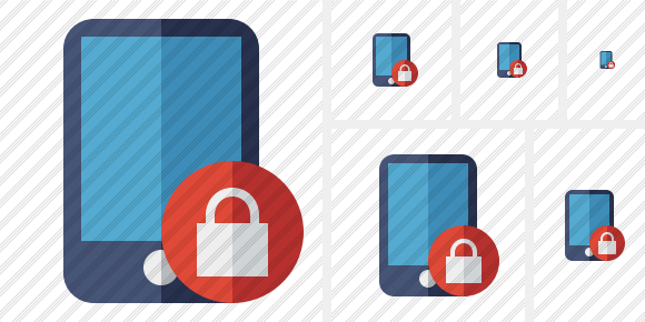 Smartphone Lock Symbol Smartphone Lock Symbol