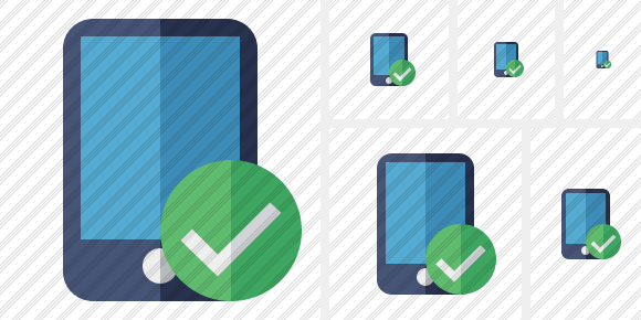 Smartphone Ok Symbol Smartphone Ok Symbol