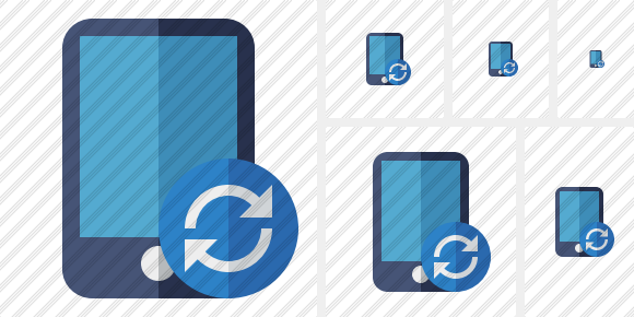 Smartphone Refresh Symbol Smartphone Refresh Symbol