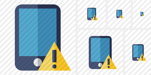 Smartphone Warning Symbol Smartphone Warning Symbol