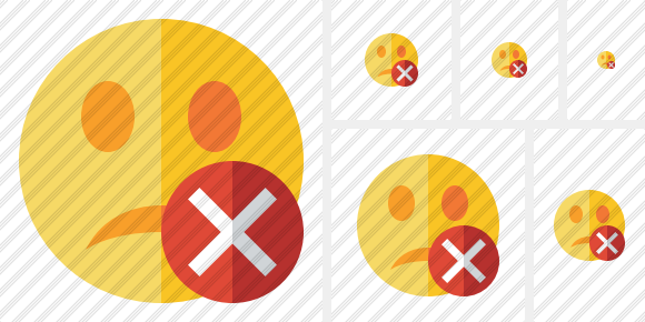 Smile Unhappy Cancel Symbol Smile Unhappy Cancel Symbol