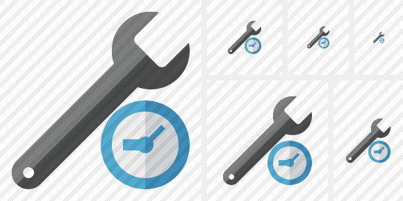 Spanner Clock Icon