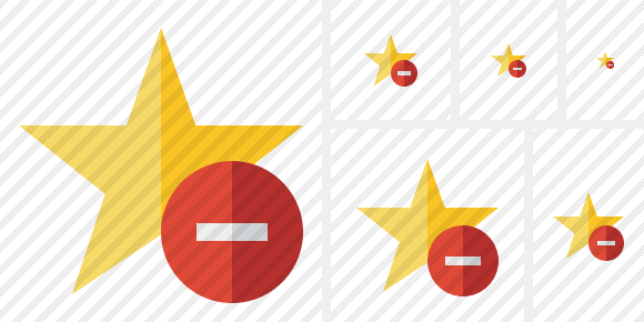 Star Stop Icon Star Stop Icon
