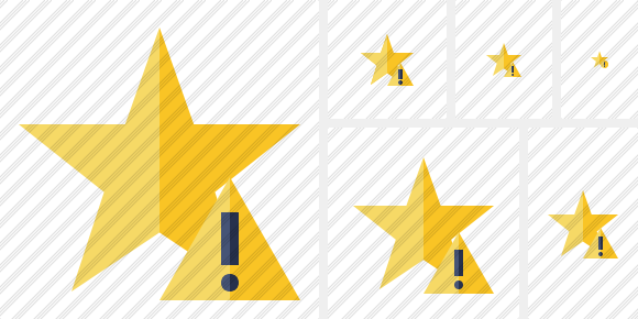 Star Warning Icon Star Warning Icon