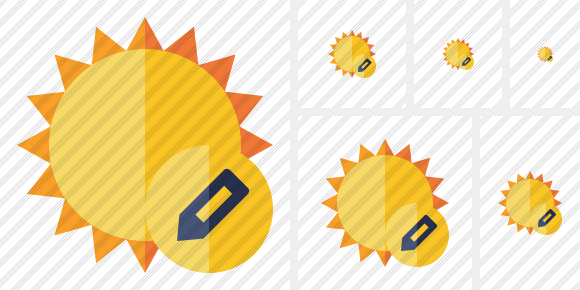 Sun Edit Symbol
