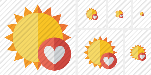 Sun Favorites Icon Sun Favorites Icon