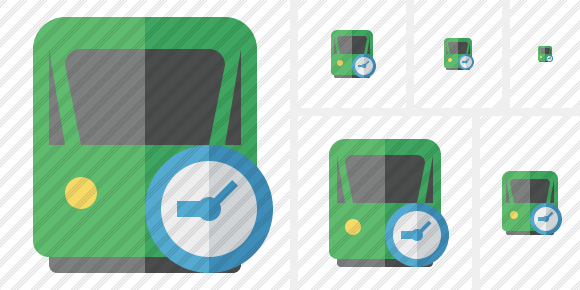 Train 2 Clock Icon