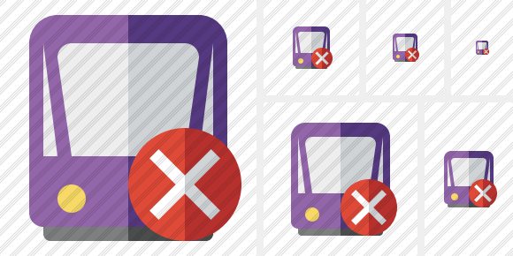 Tram 2 Cancel Icon Tram 2 Cancel Icon