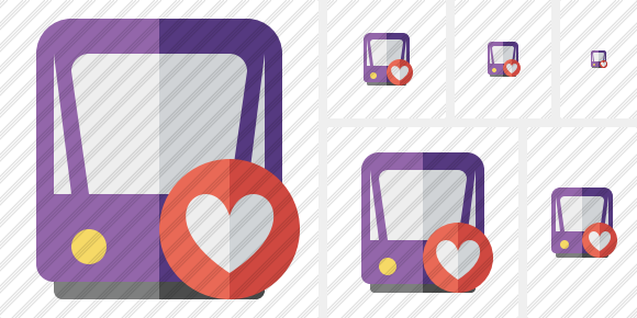 Tram 2 Favorites Icon Tram 2 Favorites Icon