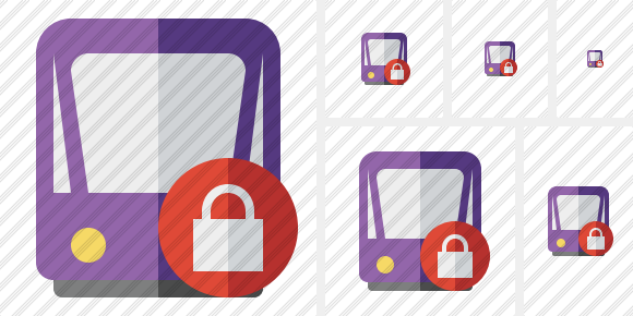 Tram 2 Lock Icon Tram 2 Lock Icon