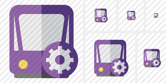 Tram 2 Settings Icon Tram 2 Settings Icon