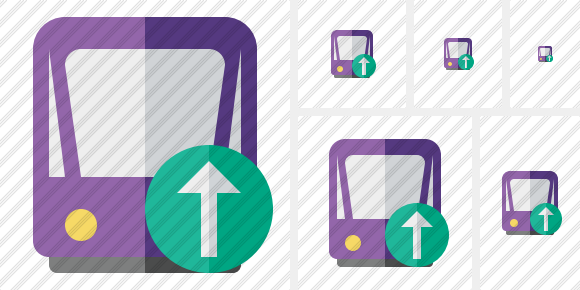 Tram 2 Upload Icon Tram 2 Upload Icon