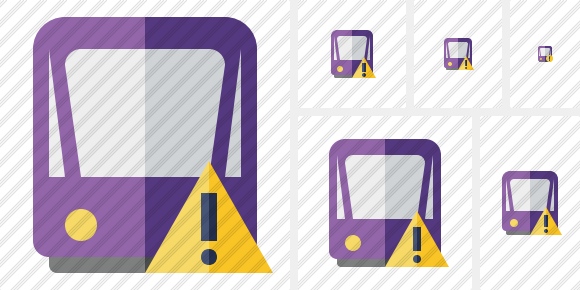 Tram 2 Warning Icon Tram 2 Warning Icon
