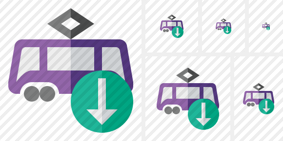 Tram Download Symbol