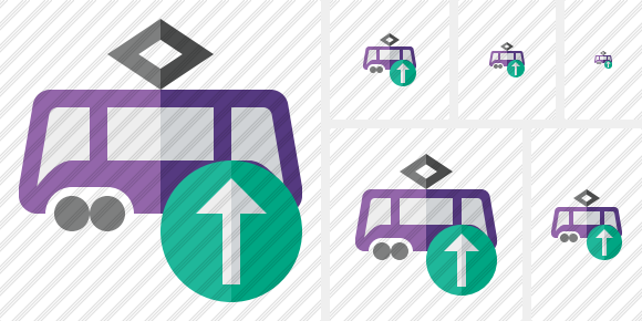 Tram Upload Symbol