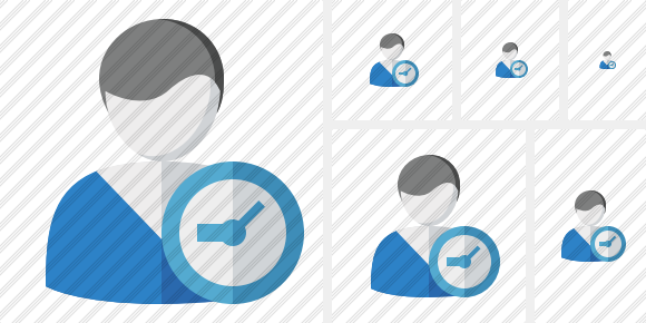 User 2 Clock Icon User 2 Clock Icon