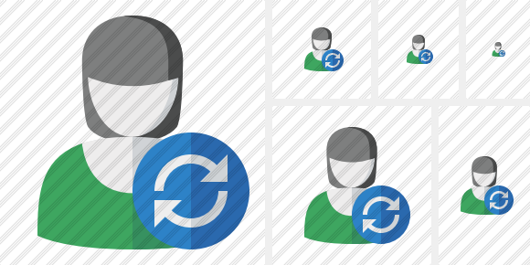 User Woman Refresh Icon User Woman Refresh Icon