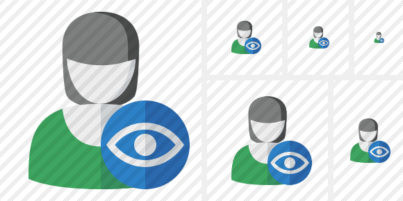 User Woman View Icon User Woman View Icon