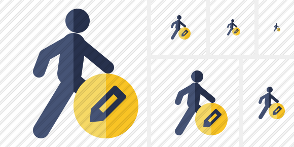 Walking Edit Symbol Walking Edit Symbol