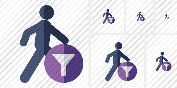 Walking Filter Symbol Walking Filter Symbol