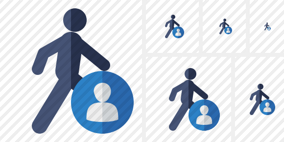 Walking User Symbol Walking User Symbol