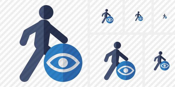 Walking View Symbol Walking View Symbol