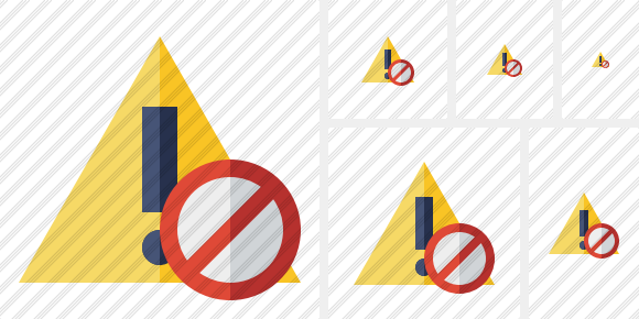 Icono Warning Block Icono Warning Block