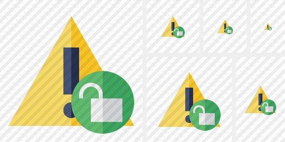 Icono Warning Unlock Icono Warning Unlock