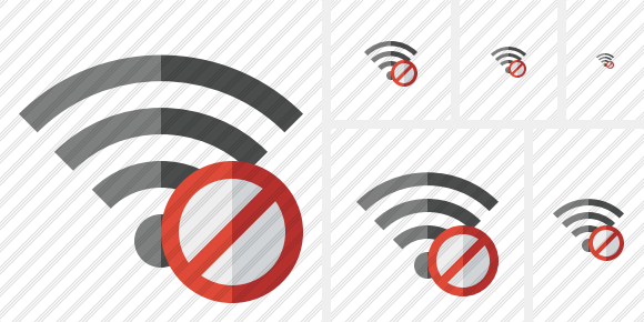 Wi Fi Block Icon Wi Fi Block Icon