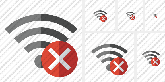 Wi Fi Cancel Icon Wi Fi Cancel Icon