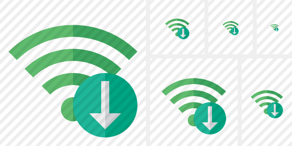 Icono Wi Fi Green Download