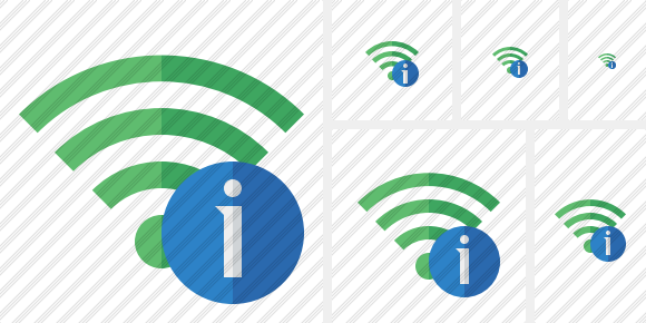 Icono Wi Fi Green Information