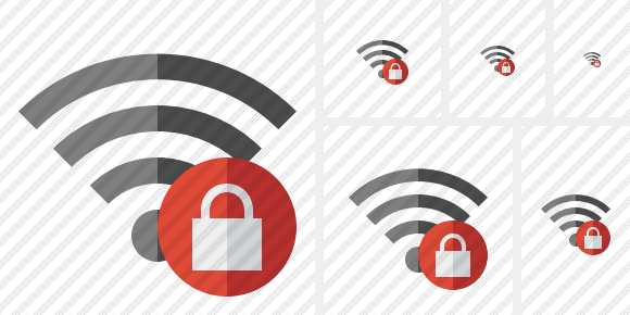 Wi Fi Lock Icon Wi Fi Lock Icon