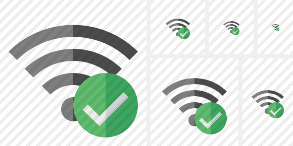 Wi Fi Ok Icon Wi Fi Ok Icon