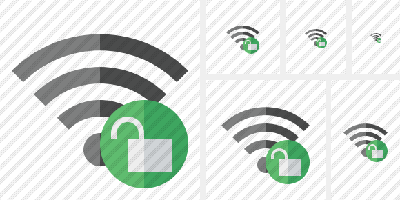 Wi Fi Unlock Icon Wi Fi Unlock Icon