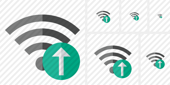Wi Fi Upload Icon Wi Fi Upload Icon