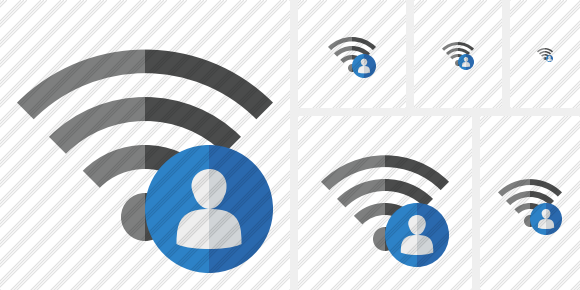Wi Fi User Icon Wi Fi User Icon