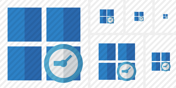 Windows Clock Symbol