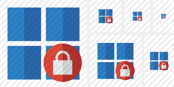 Windows Lock Icon Windows Lock Icon
