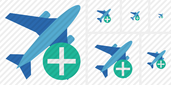 Airplane 2 Add Icon Airplane 2 Add Icon