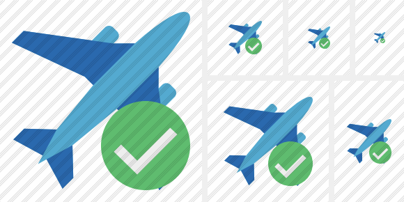 Airplane 2 Ok Icon Airplane 2 Ok Icon