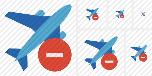 Airplane 2 Stop Icon Airplane 2 Stop Icon