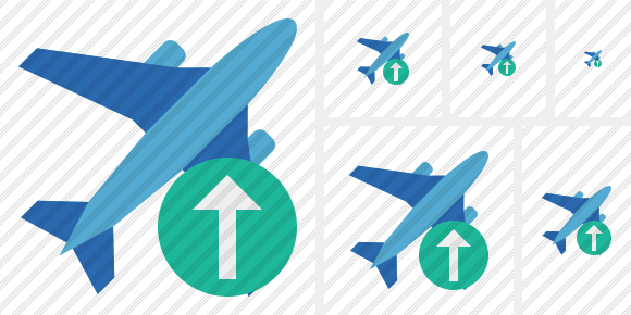 Airplane 2 Upload Icon Airplane 2 Upload Icon