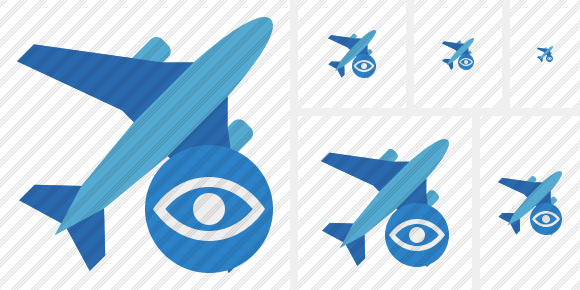 Airplane 2 View Icon Airplane 2 View Icon