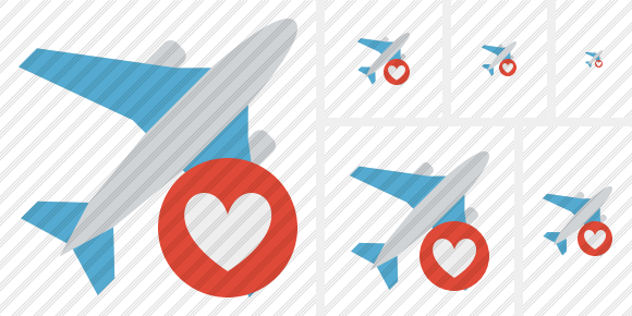 Airplane Favorites Icon