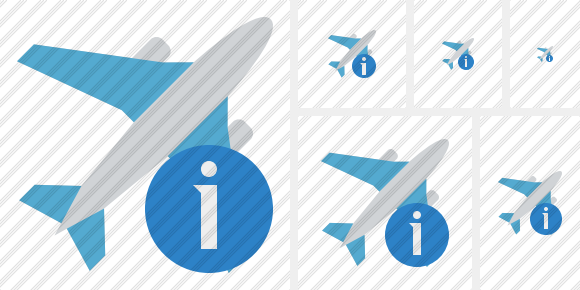 Airplane Information Icon