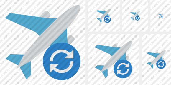 Icono Airplane Refresh