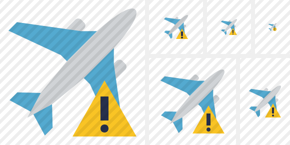 Icono Airplane Warning