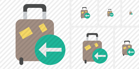 Icona Baggage Indietro Icona Baggage Indietro