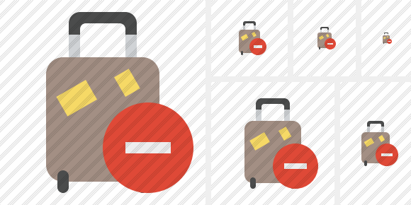 Icona Baggage Interrompi Icona Baggage Interrompi